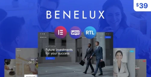 Benelux - Business & Finance Consulting WordPress Theme