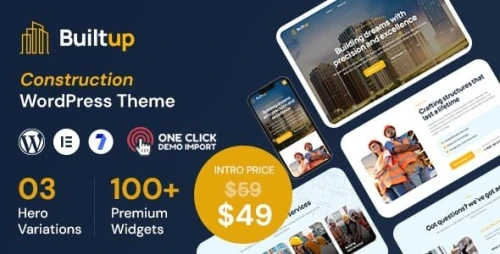 Builtup - Construction WordPress Theme