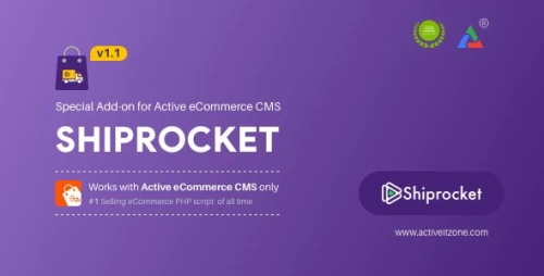 Active eCommerce Shiprocket Add-on