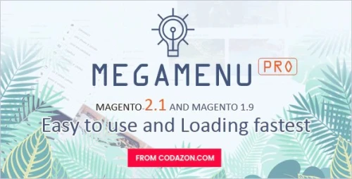 Codazon MEGA MENU Pro - Drag & Drop - For Magento 1 & Magento 2.x - All in one
