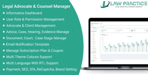 Law Practice SaaS - Legal Advocate & Counsel Manager