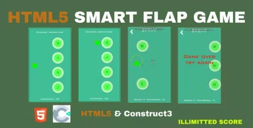 Smart Flap - HTML5 Game (Construct3)