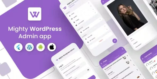 MightyAdmin - Flutter admin app for wordpress admin