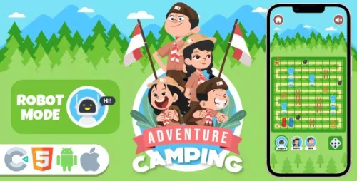Camping Adventure Game - HTML5,Construct3