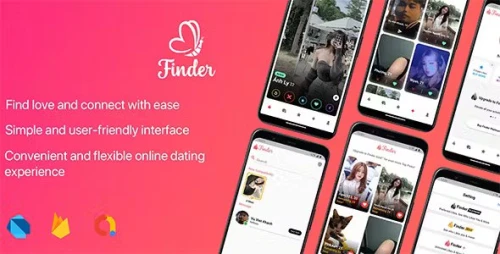 Finder - Match and Chat - Flutter App 2023