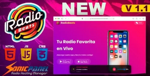 Radio Beats - Todo Players HTML5 ShoutCast, Icecast