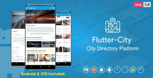 Flutter City ( Directory, City Tour Guide, Business Directory, Travel Guide, Booking )