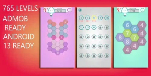 Number Quest Deluxe Unity Complete Project(765 Levels)