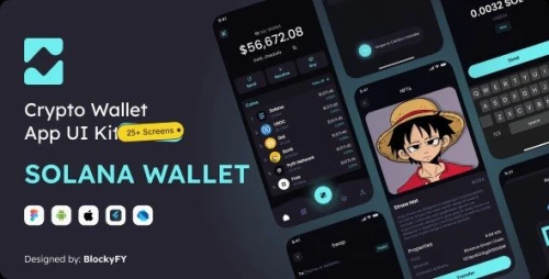 Solana Wallet Pro - Fully Functional Mobile App