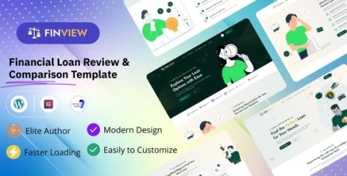 Finview - Financial Loan Review and Comparison Affiliate WordPress Theme.