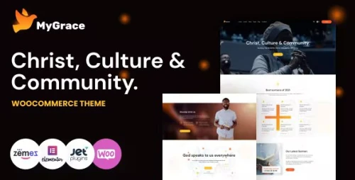 MyGrace - Churches and Charity WordPress Theme