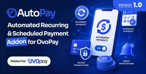 AutoPay - Automated Recurring & Scheduled Payment Addon For OvoPay