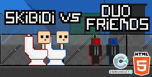 Skibidi vs Duo Friends - HTML5 Game - Construct 3