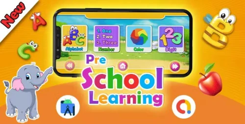 Best Kids Learning Preschool App on Android + Kids Game With Admob