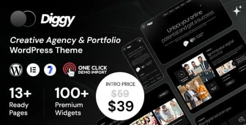 Diggy - Creative Agency WordPress Theme