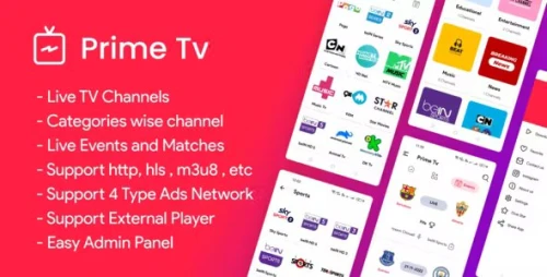 Prime Tv - Live Tv Streaming and Live Matches