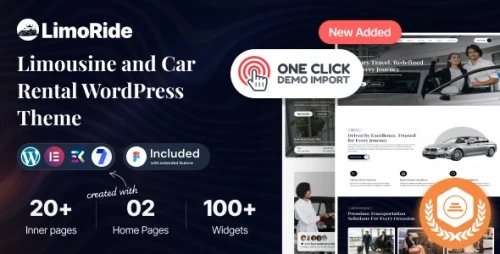 LimoRide - Limousine and Car Rental WordPress Theme