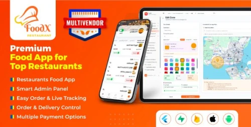 Foox Multi Restaurant - Food Ordering Restaurant App