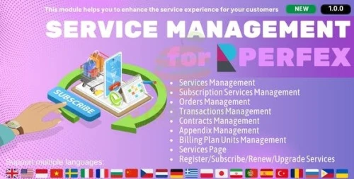 Service Management module for Perfex CRM