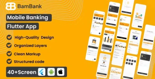BamBank | Mobile Banking Flutter App