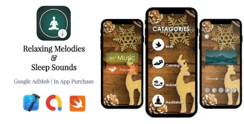 Relaxing Melodies & Sleep Sounds - Google AdMob - In App Purchase - iOS Source Code