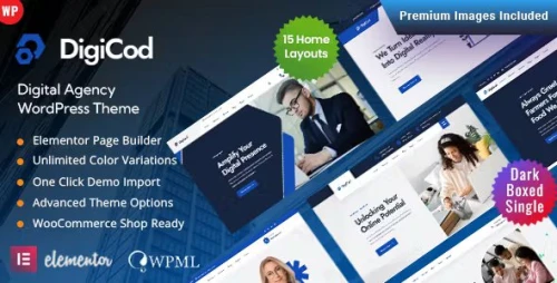 Digicod - Digital Agency WordPress Theme