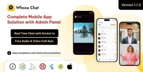 Whoxa – WhatsApp Clone Chat App with AI Assistant and Admin Panel