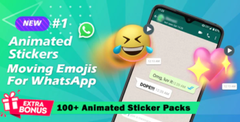 3D Animated Emojis Sticker for WhatsApp (Working Code)