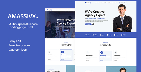 Amassivx – Multipurpose Business WordPress Theme