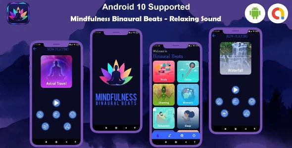 Andriod – Relaxing sound & Mindfulness Binaural Beats