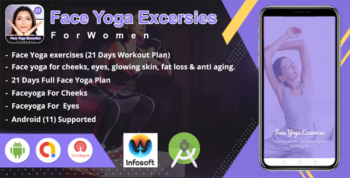 Android Face Yoga Excersies - 21 days (home workout) app