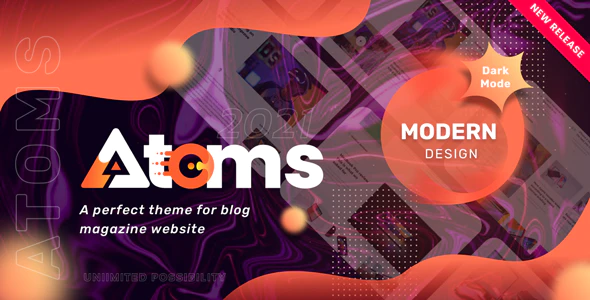 Atoms - WordPress Magazine and Blog Theme