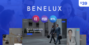 Benelux - Business & Finance Consulting WordPress Theme