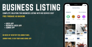 Business listing app for iOS - 3 apps - USER APP - BUSINESS APP - ADMIN APP