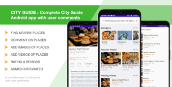 CITY GUIDE - Complete City Guide Android app with user comments