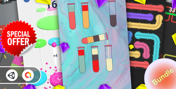 Casual Games Bundle 5 - 7 Games(Unity Complete+Admob+Android+iOS)