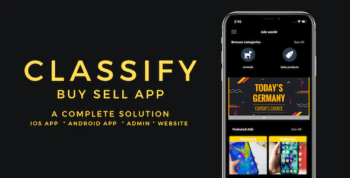 Classify - Classified android App + admin panel + website (Olx,Mercari,Offerup,Carousell,Buy Sell)