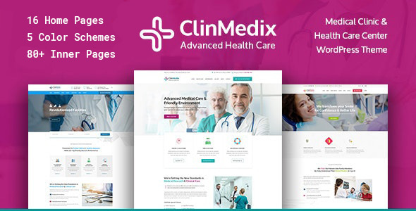 Clinmedix - Health And Medical WordPress Theme