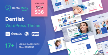 DentalMed - Dentist Clinic WordPress Theme