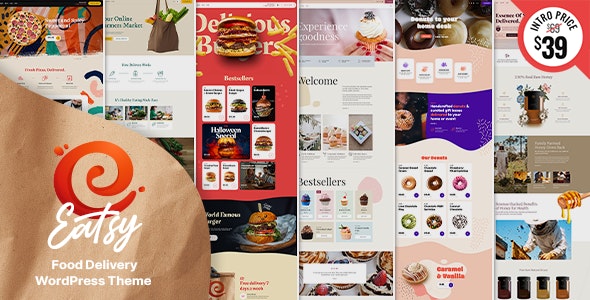 Eatsy - Food Delivery WordPress Theme