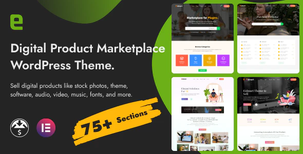 Eidmart - Digital Marketplace WordPress Theme