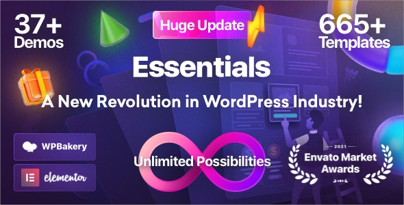 Essentials - Multipurpose WordPress Theme