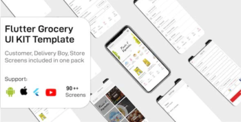 Freshly - Grocery Flutter App UIKIT Customer, Rider And Store All In One