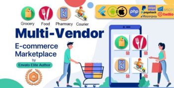 GoMarket - Food, Grocery, Pharmacy & Courier Delivery App - Multi-Vendor Marketplace