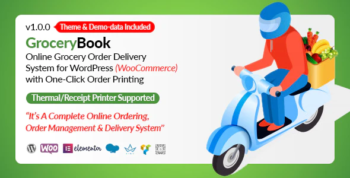 GroceryBook - Online Grocery Shopping & Delivery Management System for WordPress