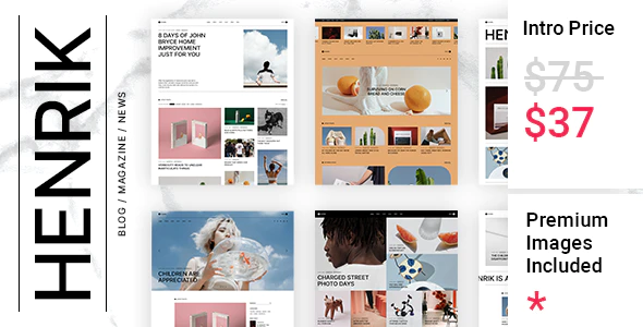 Henrik - Creative Magazine Theme