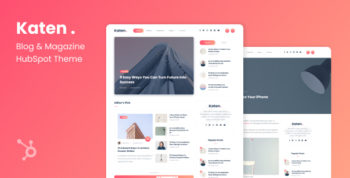 Katen - Blog & Magazine HubSpot Theme
