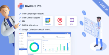 KiviCare(TM) Flutter 3.x App - Clinic & Patient Management System for Flutter and WordPress