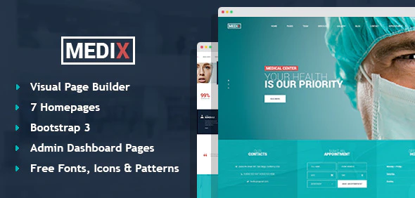 Medix - Medical Clinic WordPress Theme