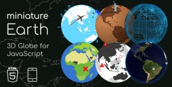Miniature Earth - 3D Globe for JavaScript